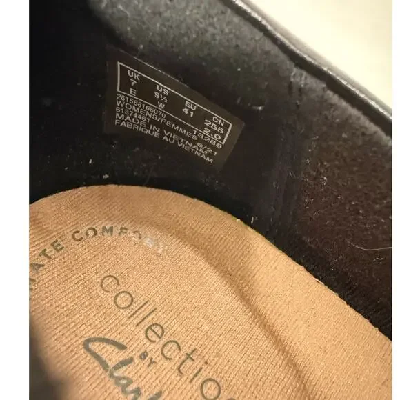 Clarks Collection Sharon Gracie Penny Loafer, Black, Size 9.5 - Picture 5 of 5